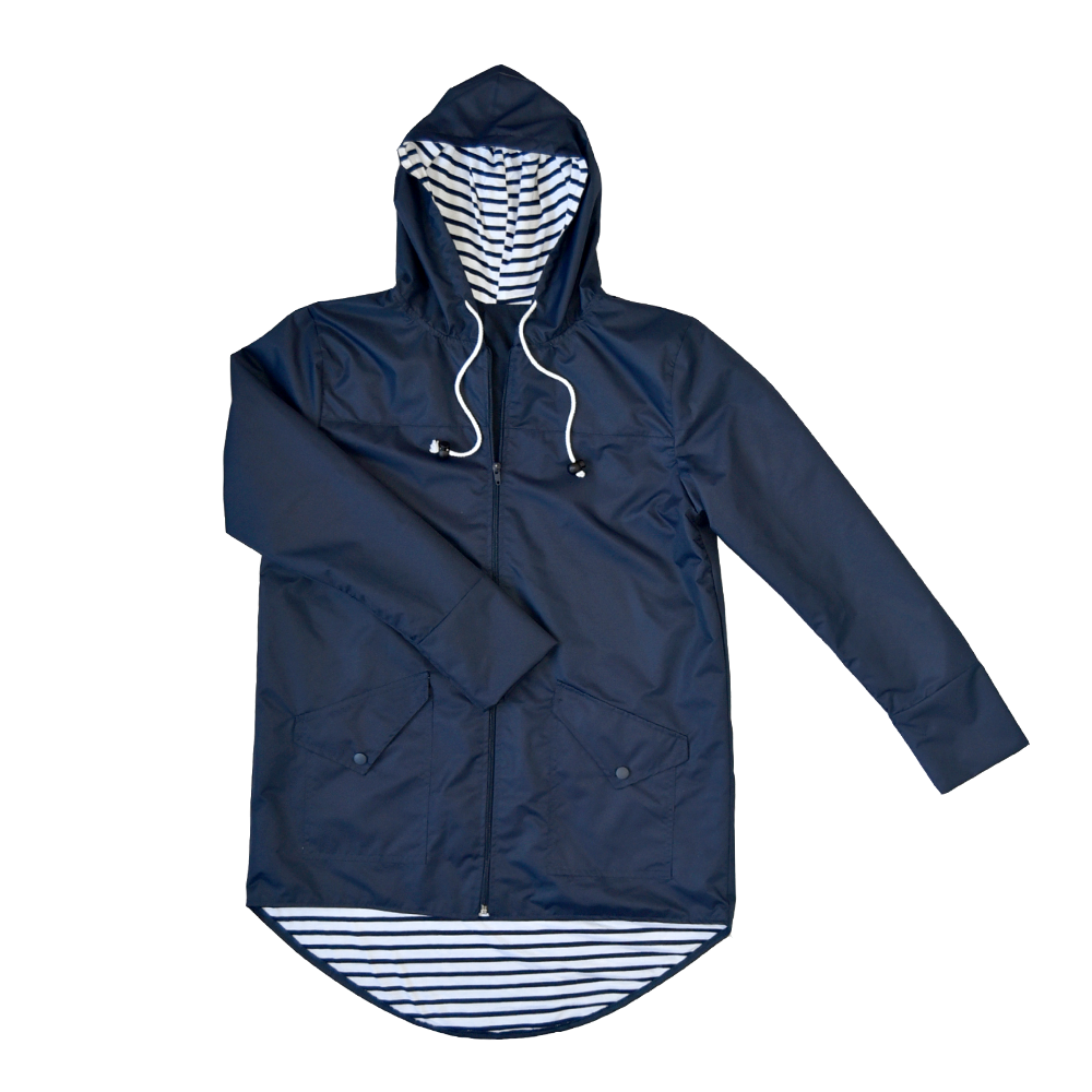Classic Navy Raincoat Blue Baobab New Zealand The Luxury