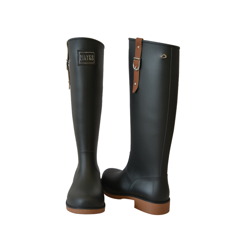 Silver Lining Howick Women s Fashion Gumboot New Zealand Blue