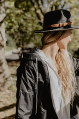 Classic Black Raincoat