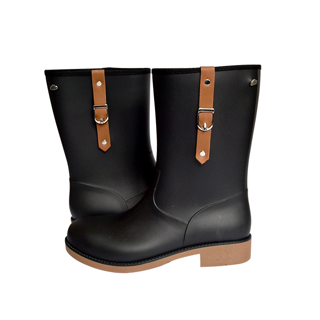 Midmar Mid-Calf Toffee Buckle Gumboot