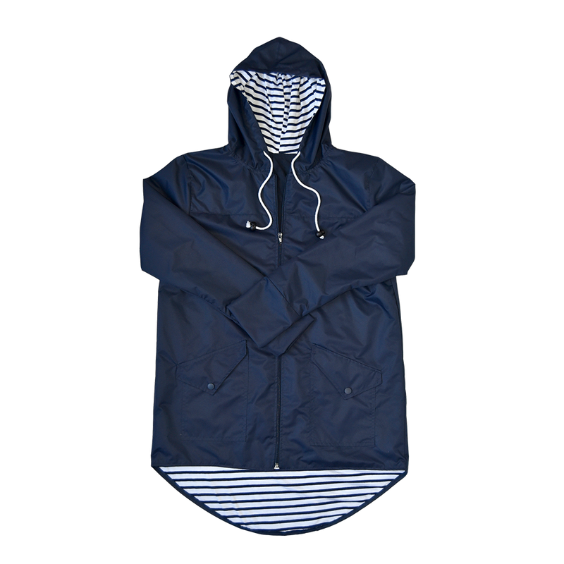 Classic Navy Raincoat