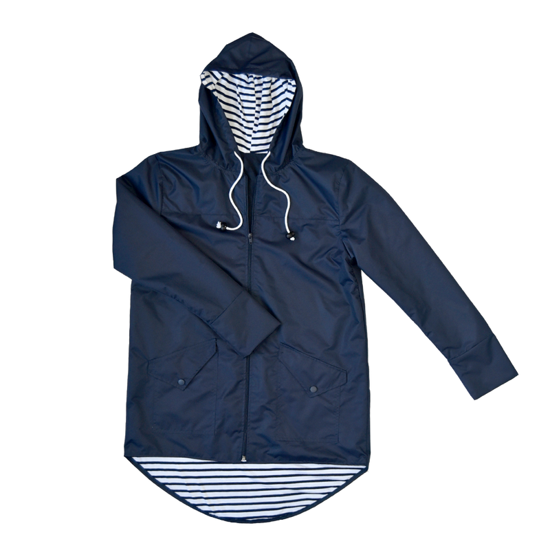 Classic Navy Raincoat