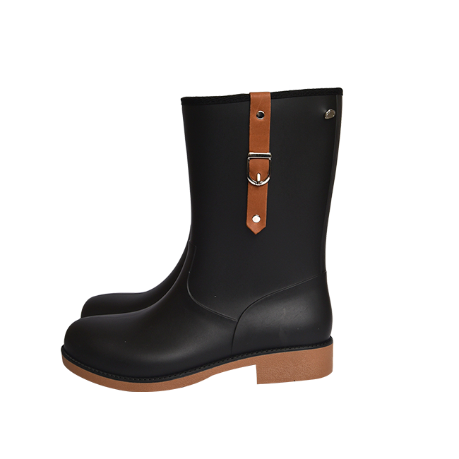 Midmar Mid-Calf Toffee Buckle Gumboot